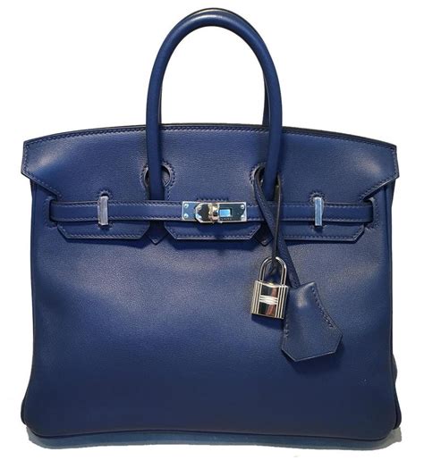 metallic blue hermes bag|birkin bag navy blue.